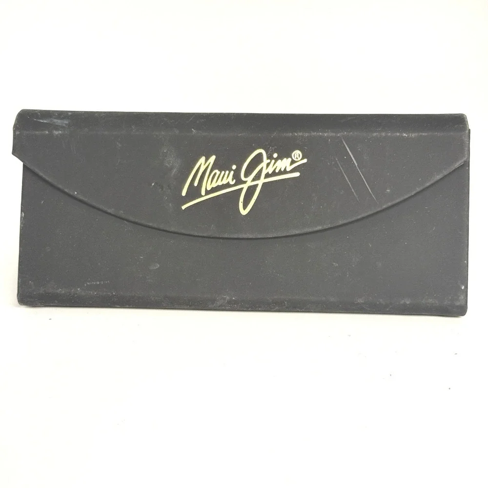 Maui Jim Black Folding Triangle Sunglasses Case with Cleaning‎ Cloth Accessory